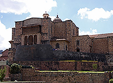 ペルーの世界遺産クスコのサンドミンゴ教会