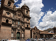 ペルーの世界遺産クスコのラ・コンパニーア・デ・ヘスス教会