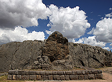 ペルーの世界遺産クスコのケンコー遺跡