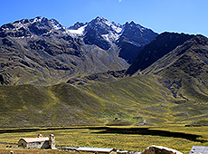 ペルーのララヤ峠