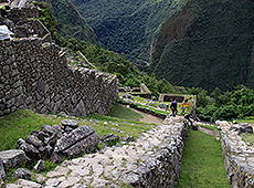 ペルーの世界遺産マチュピチュ遺跡の道