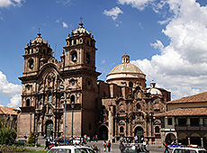 ペルーの世界遺産のラ・コンパニーア・デ・ヘスス教会