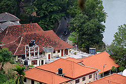 スリランカの世界遺産キャンディの住宅