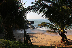 スリランカの世界遺産ゴールの砂浜