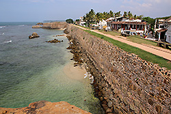 スリランカの世界遺産ゴールの海岸