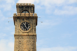 スリランカの世界遺産ゴールの時計塔