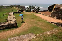スリランカの世界遺産ゴールの城塞とインド洋