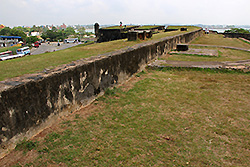 スリランカの世界遺産ゴールのムーン要塞