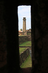 スリランカの世界遺産ゴールのムーン要塞から見た時計塔
