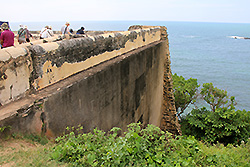 スリランカの世界遺産ゴールの城塞とインド洋