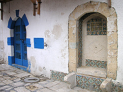 チュニジアの民家のドア