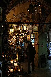 イスタンブールのグランドバザールのランプ