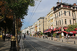 イスタンブールの旧市街の街並み