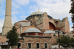 イスタンブールの世界遺産アヤソフィア