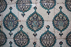 トルコの世界遺産トプカプ宮殿のタイル