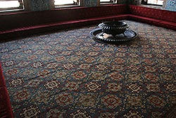 イスタンブールの世界遺産トプカプ宮殿のトルコ絨毯