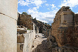 トルコの古代都市遺跡のエフェス