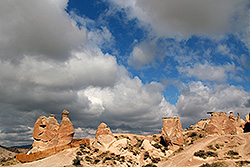 トルコの世界遺産カッパドキアのラクダ岩