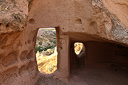 トルコの世界遺産カッパドキアの洞窟住居
