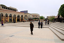 カシュガルの広場