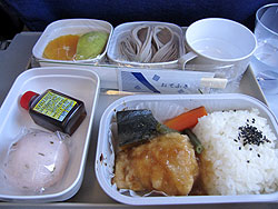 中国国際航空の機内食