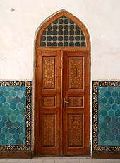 世界遺産 ブハラの町のモスクのドア