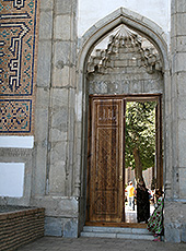 ウズベキスタンのサマルカンドのビビハニムモスク