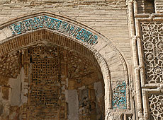 ウズベキスタンの世界遺産ブハラの町のマゴキ・アッタリ・モスク