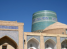 ウズベキスタンのヒヴァの世界遺産イチャンカラ 