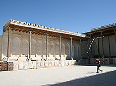 ウズベキスタンの世界遺産ブハラの町のアルク城
