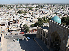ウズベキスタンの世界遺産ブハラの街並み